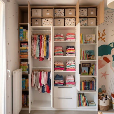 Bibliothèque dressing armoire